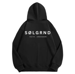 SØLGRND Unisex Classic Hoodie | Pull Over | Black